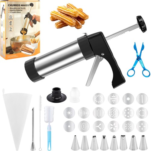 Stainless steel churro maker - steel,